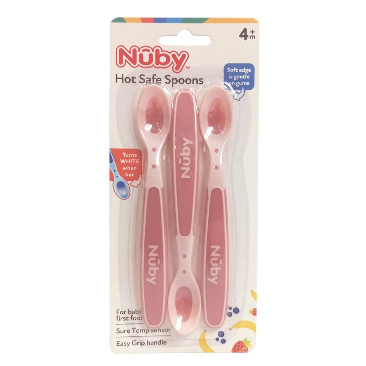 Nuby Hot Safe Spoons 4 Months+ - 2 Pack4m+ - 2 Pack