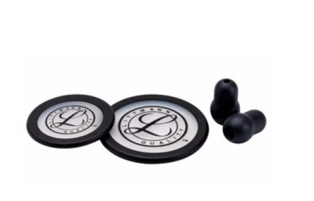 3M Littmann Stethoscope Spare Parts Kit - Classic III / Cardiology IV - BlackStandard