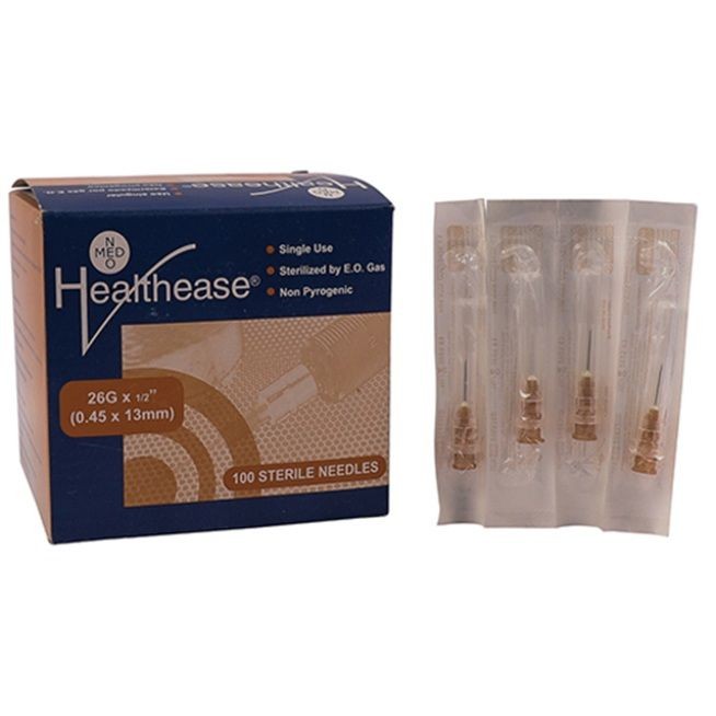 Healthease Needle Sterile 100's (2)Standard
