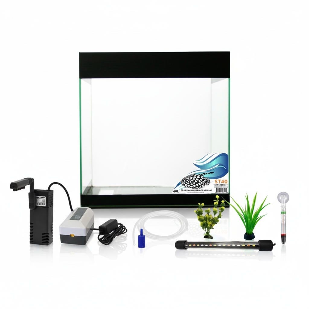 Black Diamond Aquariums ST40 Starter Kit - 400 x 300 x 400mmStandard