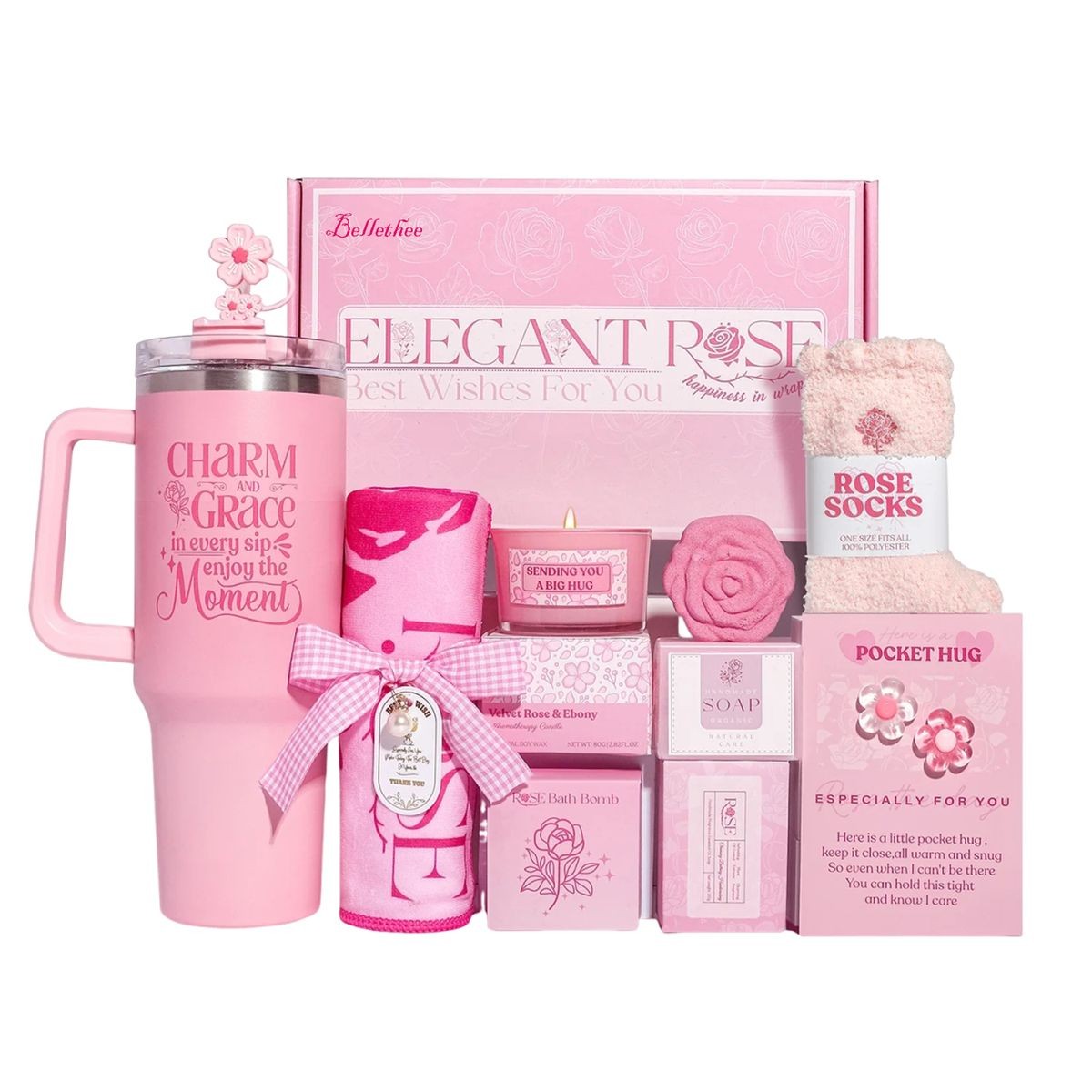 9-Piece Relaxation Spa Gift Set for Women - Bath Self-Care Birthday Luxury GiftStandard