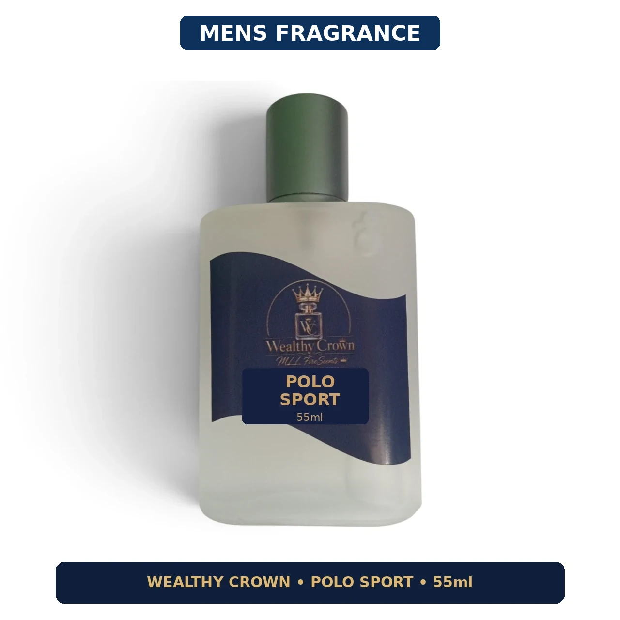 Mens Fragrance - Wealthy Crown Polo Sport Inspired Fragrance - 55ml (3)Standard