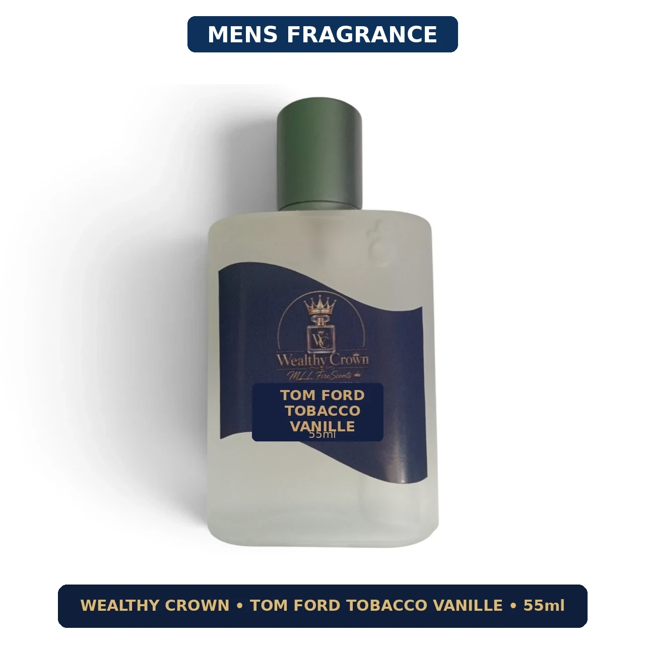 Mens Fragrance - Wealthy Crown Tom Ford Tobacco Vanille Inspired Fragrance - 55ml (3)Standard