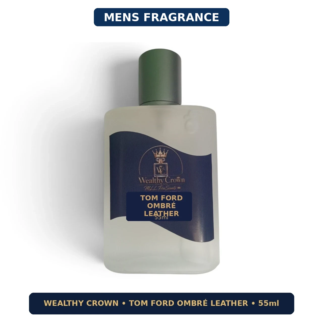 Mens Fragrance - Wealthy Crown Tom Ford Ombré Leather Inspired Fragrance - 55ml (3)Standard