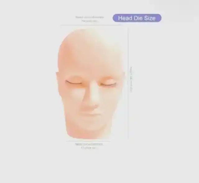 Lash Training Mannequin Head (3)