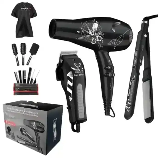 Professional Hair Dryer & Styling Tool Set (3)