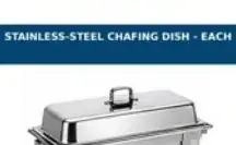Stainless-Steel Chafing Dish - Each