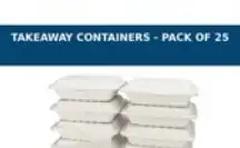 Takeaway Containers - Pack of 25
