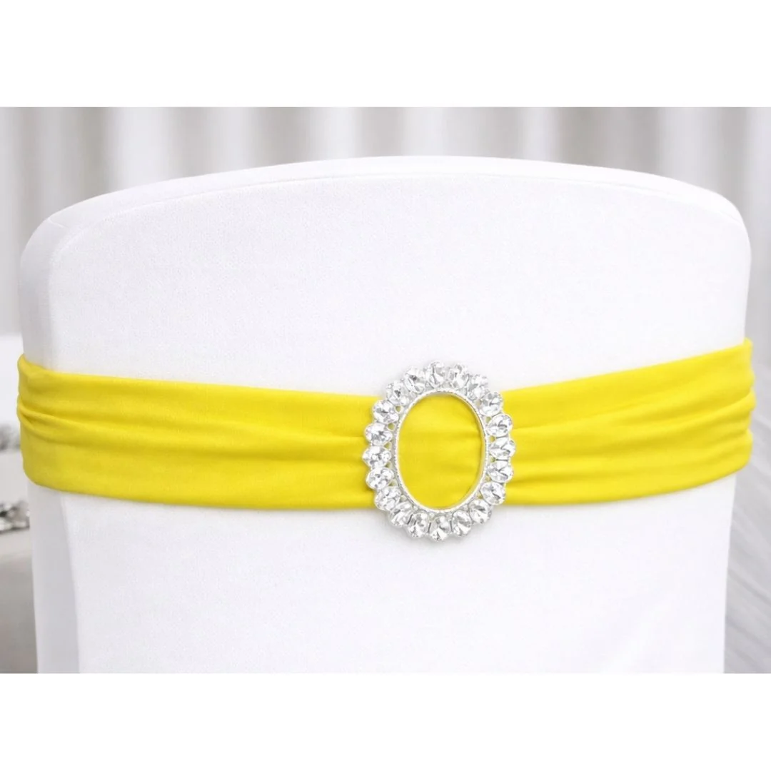 Chair tie Backs - Stretch with Bucklecolour::