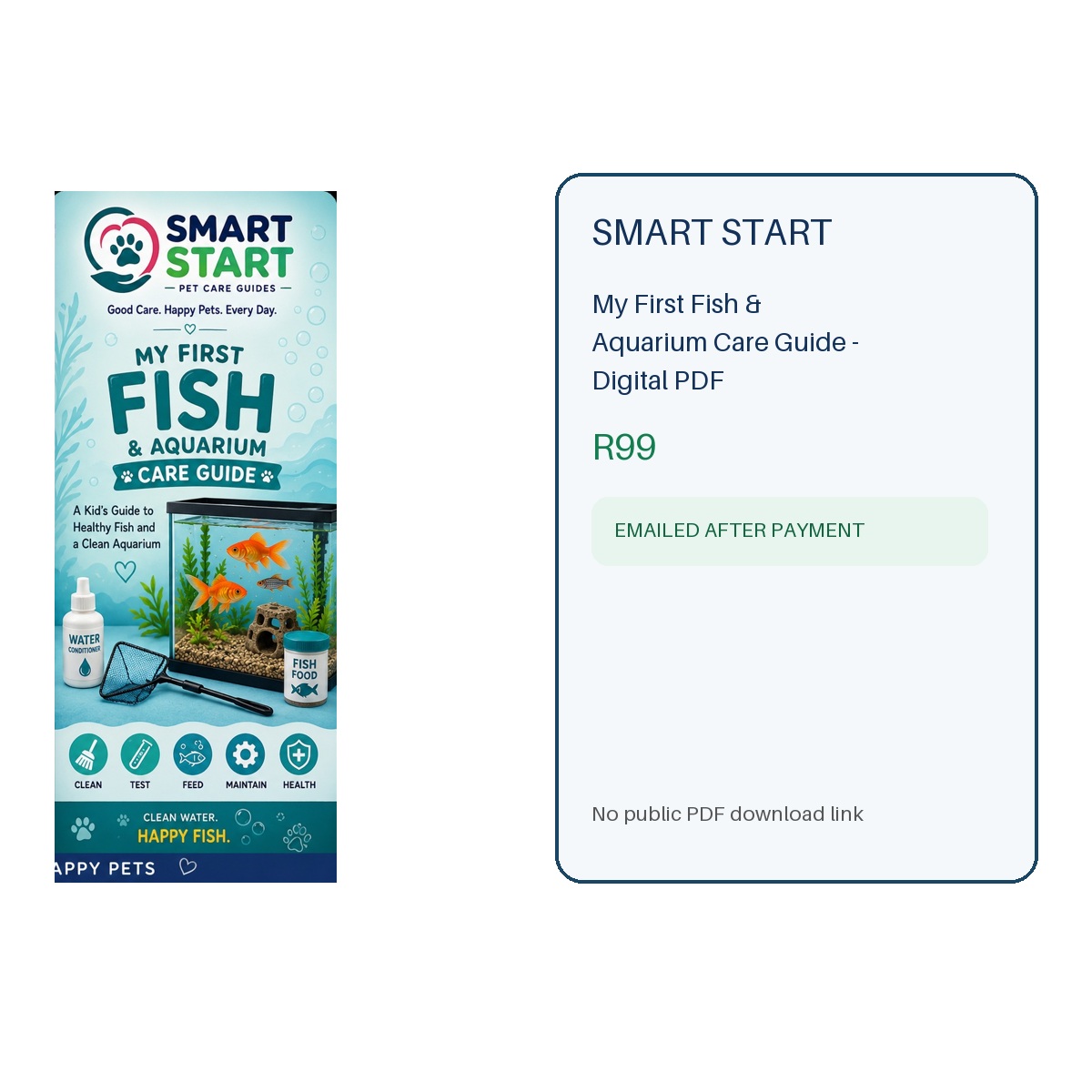 My First Fish & Aquarium Care Guide - Digital PDF119:437