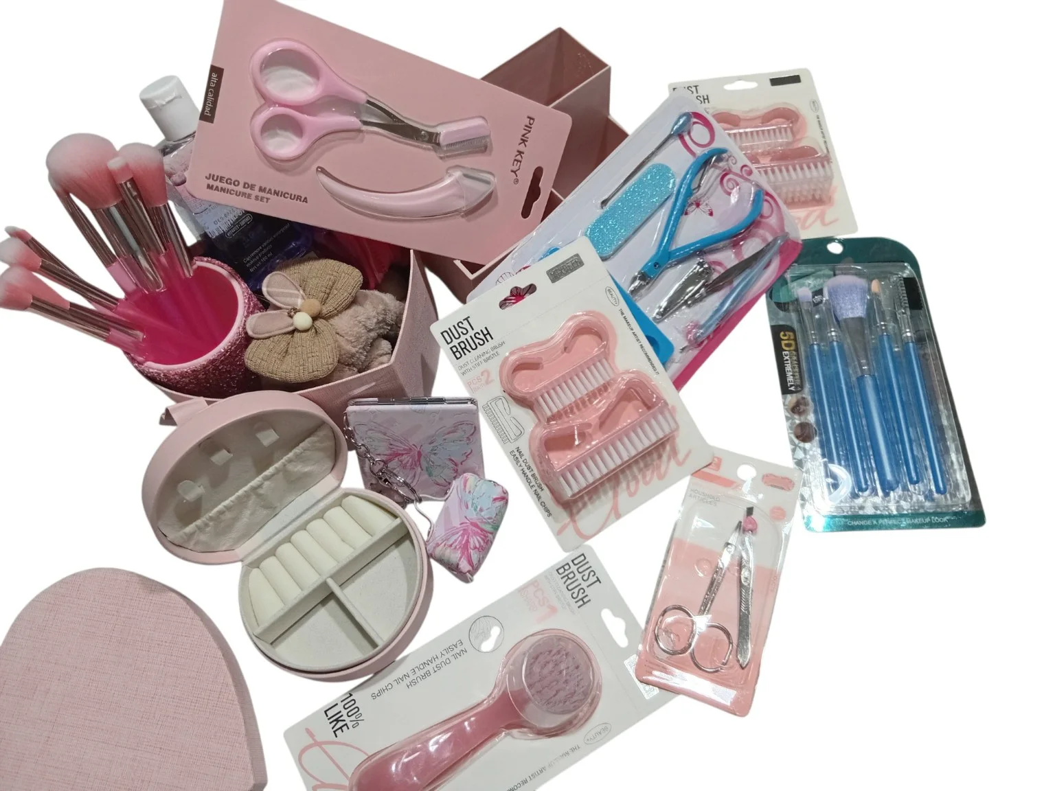 Makeup Brush & Beauty Accessories Bundle starter kit-Gift set