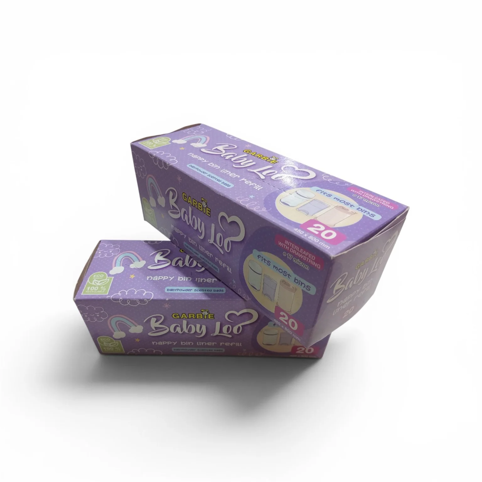 Baby Nappy Bin Liner Refill - 20 Bags